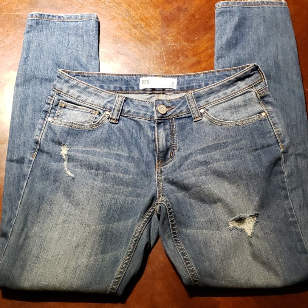 Rsq stressed blue jeans